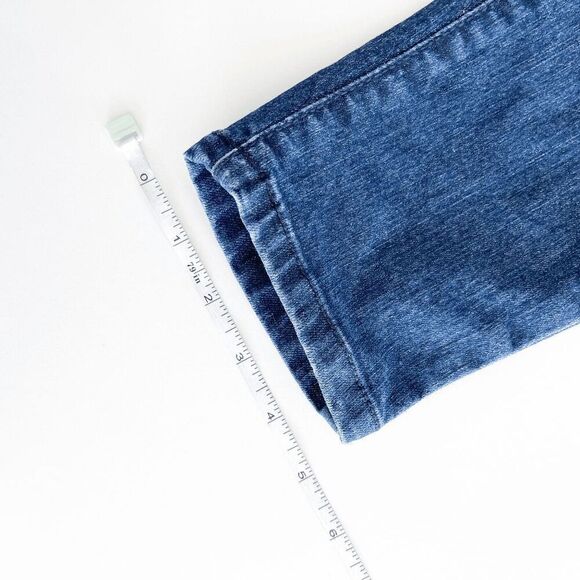 JustFab Womens Classic Denim High Rise Skinny Jeans Stretch Blue Size 27 - Picture 5 of 9